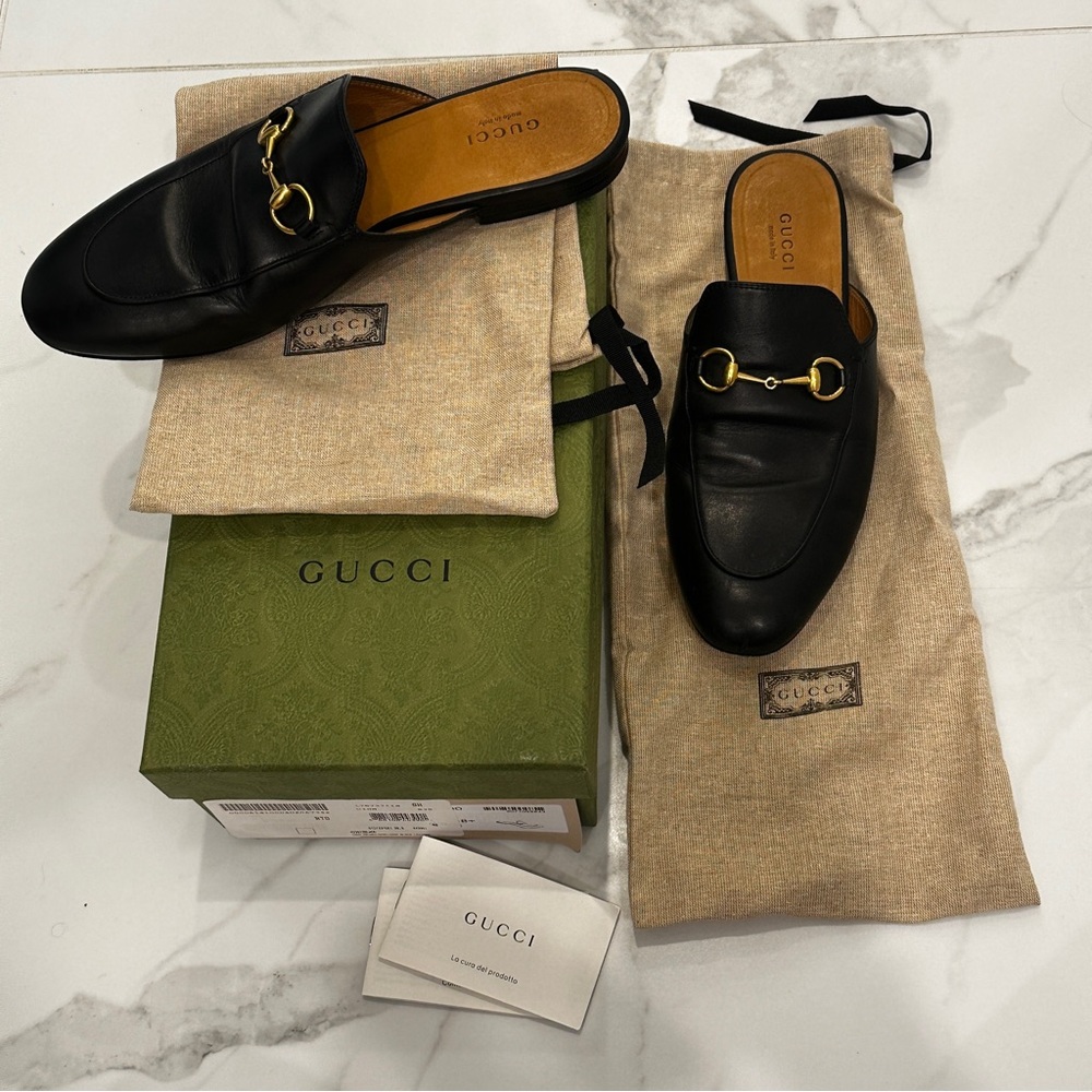 Gucci Princetown Leather Mule (authentic Gucci)